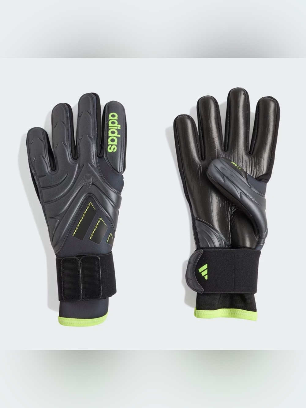 Adidas Copa Pro Goalkeeper Gloves Men’s Size 5 JN5335 NWT Black/Green $130